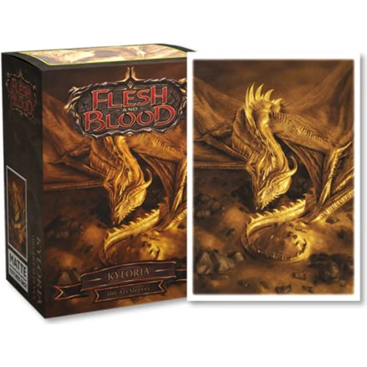 Arcane Tinmen ARCANETI Dragon Shield Flesh and Blood Standard Art Sleeves, Kyloria, langlebig und hochwertiges Material, 100 Stück – Bild 2
