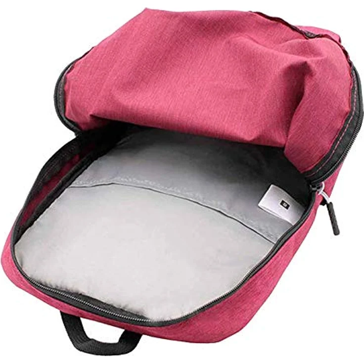 Xiaomi Mi Casual Daypack Wasserdichter Unisex Rucksack (Wasserschutzklasse IPX4, 10 Liter Stauvolumen, 1 Hauptfach, 4 Außenfächer, hochwertige YKK Reißverschlüsse, Leichtgewicht: 165g) Pink (Magenta) – Bild 3