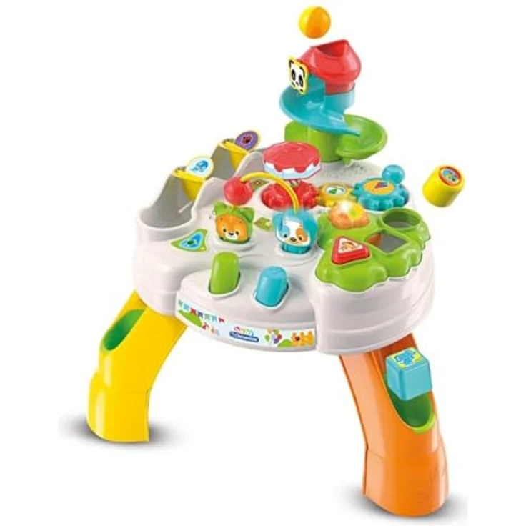Clementoni Baby Park Activity Tisch, interaktiver Spieltisch mit Licht und Sound, fördert Geschicklichkeit und visuelle Wahrnehmung – Bild 1