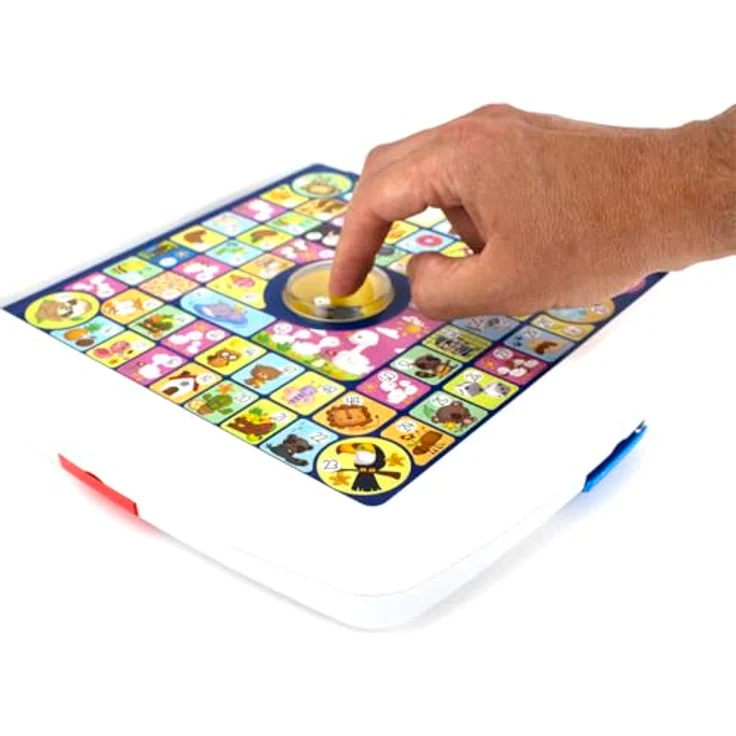 Chicos - Parchis und Oca Spiele Automatisches | 2-in-1-Brettspiele mit automatischem Würfelkasten und sicherem Deckel | ideal für Familien, Reiseformat, ab 3 Jahren (64001) – Bild 3
