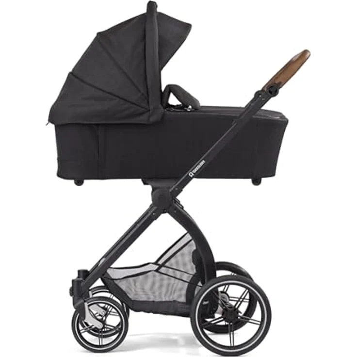 Gesslein FX4 Swing 2in1 Kinderwagen-Set, inkl. Babywanne Panorama Lyx, leichte Bauweise, ergonomische Liegeposition, umsetzbare Sitzeinheit, erweiterbares Sonnendach – Bild 4