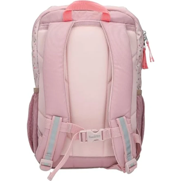 Depesche 13991 Princess Mimi, Ergonomischer Rucksack in Rosa mit Hasen-Gesicht, applizierten Schlappohren und Pünktchen-Muster, verstellbare Schulterträger, 35 x 24 x 11 cm – Bild 5