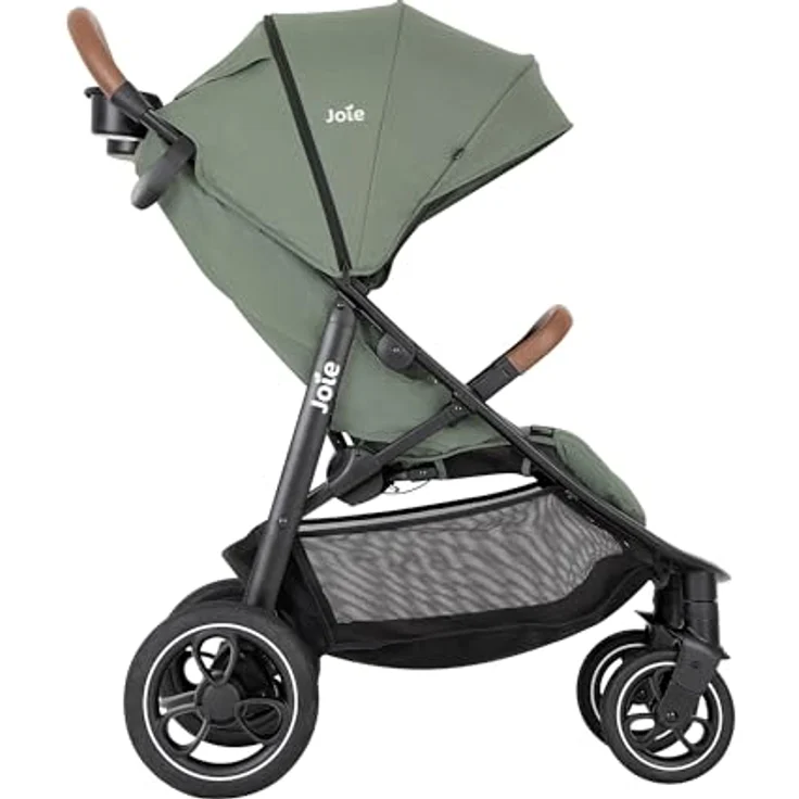 Joie Kinderwagen Litetrax Pro bis 22 kg belastbar, multifunktional, inkl. Schieber-Ablagefach & Regenschutz - Laurel – Bild 3