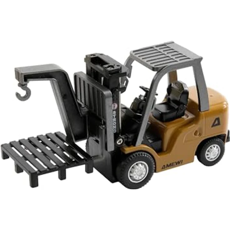 Amewi Mini-Gabelstapler aus Metall 8-Kanal 1:64 RTR ferngesteuert, robust mit Fernsteuerung und zwei Geschwindigkeitsstufen, für Kinder ab 6 Jahren – Bild 5