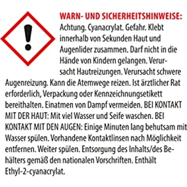 Idena - Sekundenkleber Gel, 3 g, Tube – Bild 6