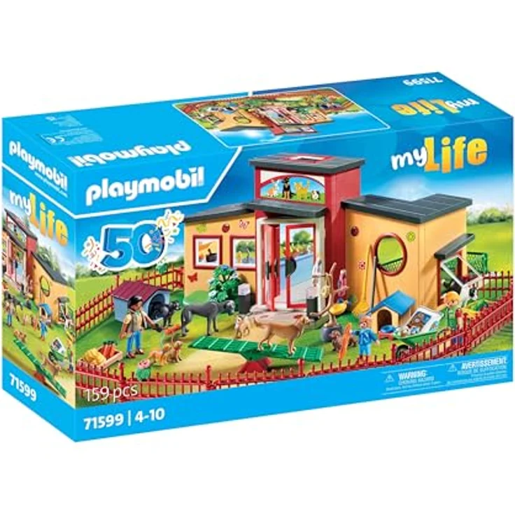 Playmobil® Konstruktions-Spielset Tierhotel 'Pfötchen' (71599), My Life, 50 Jahre, (159 St), Made in Europe - Preisvergleich – Bild 2