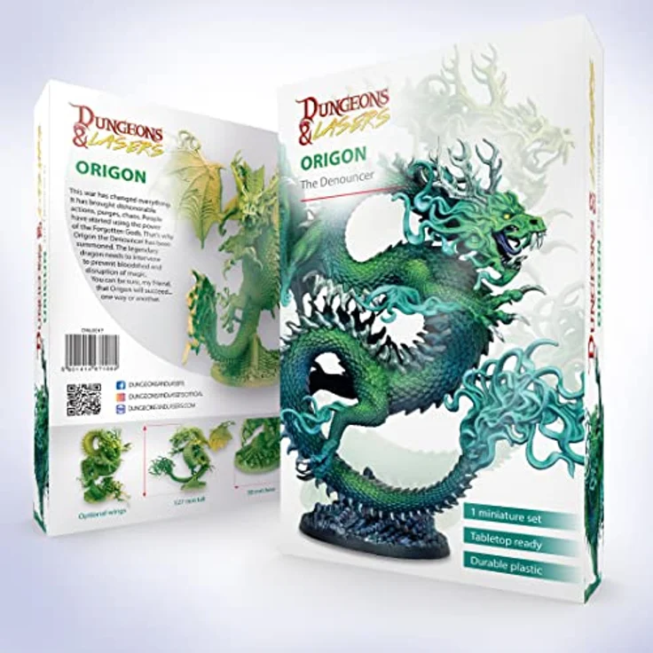 Archon Studio DNL0017: Dungeons & Lasers Dragons: ORIGON, Sammelfigur des legendären Drachen Origon – Bild 2