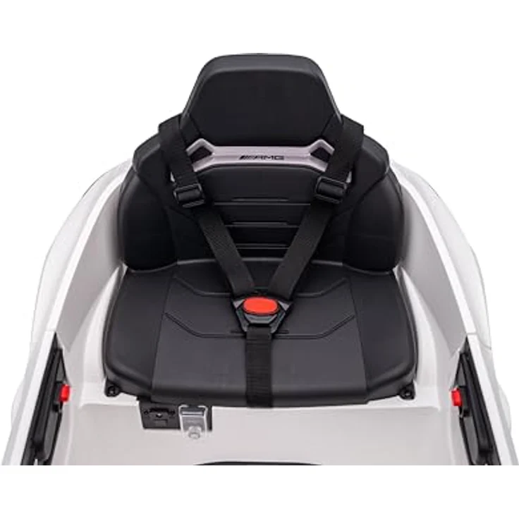 FINOOS Kinder Elektroauto 12V Mercedes CLE53 AMG, mit Fernbedienung und Sanftanlaufsystem, Rot – Bild 8
