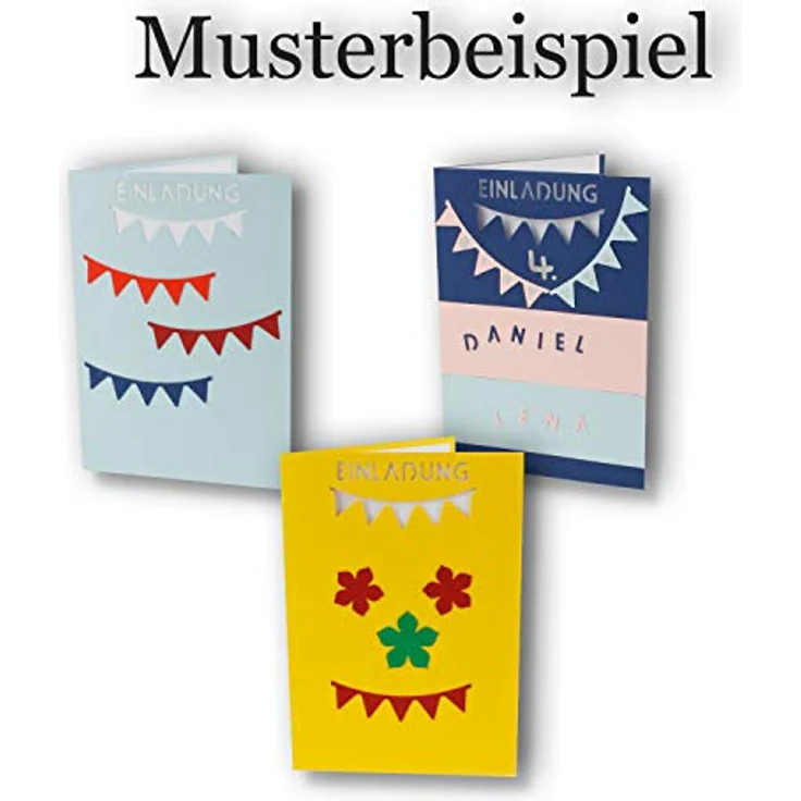 Artoz Borduren Randstanze Papierstanzer - Kartenstanzer - "Einladung" - Stanze-Locher zum Kartenbasteln für Geburtstage, Einladungen und vieles mehr! – Bild 3