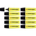 Textmarker - STABILO BOSS ORIGINAL - 10er Pack - gelb