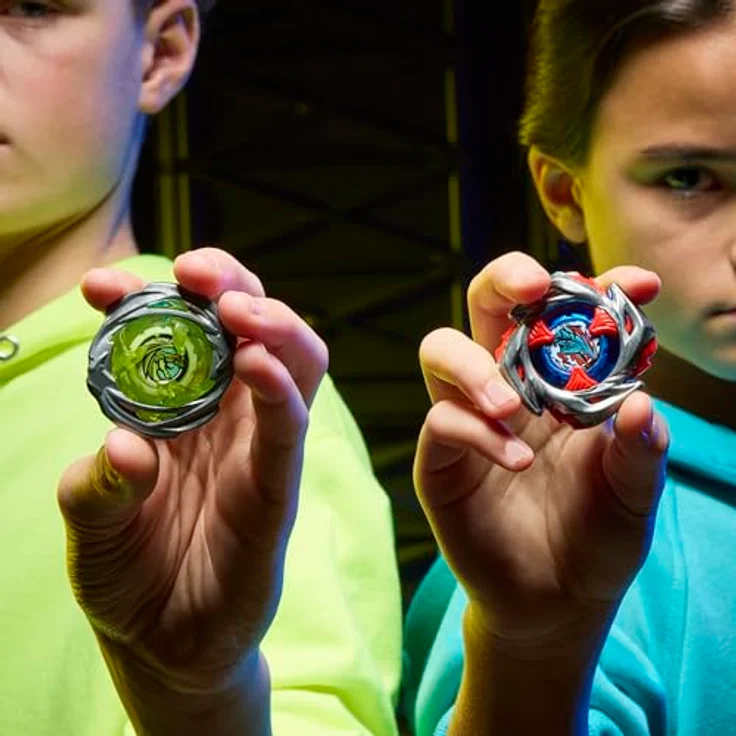 Hasbro Beyblade X Drop Attack Battle Set, Beystadium-Arena mit 2 Kreisel und X-Celerator Schiene für spannende Battles – Bild 7