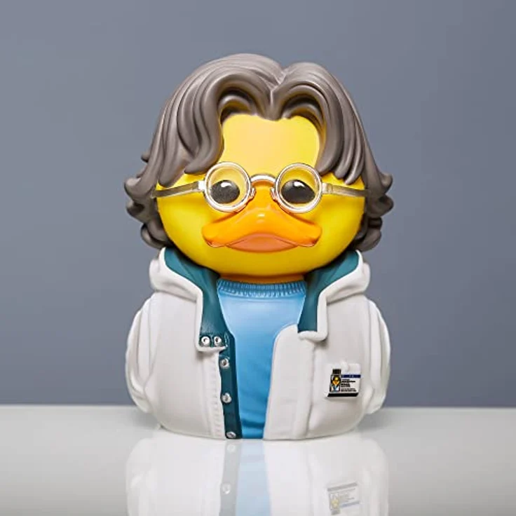 TUBBZ Box-Ausgabe: Metal Gear Solid - Dr Hal Otacon Emmerich, Cosplaying-Gummiente Vinylfigur in detailreicher Ausführung, 9 cm groß – Bild 3