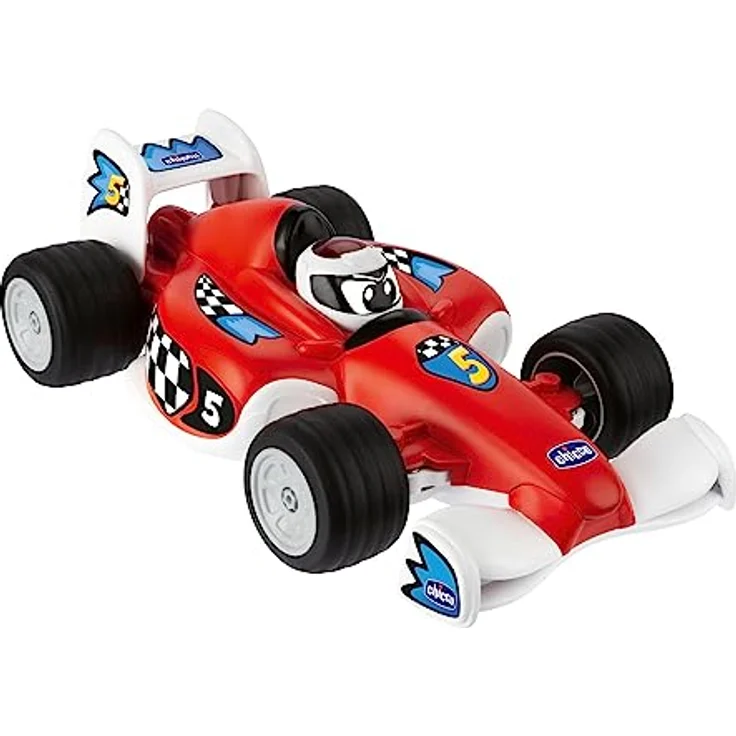 Chicco Tom Race Radio Control, Rennwagen, bewegt Sich in 4 Richtungen, Infrarot-Fernbedienung mit 4 Richtungstasten, mit Sportwagen-Sound, funkgesteuertes Auto, Kinderspielzeug 2-6 Jahre – Bild 5