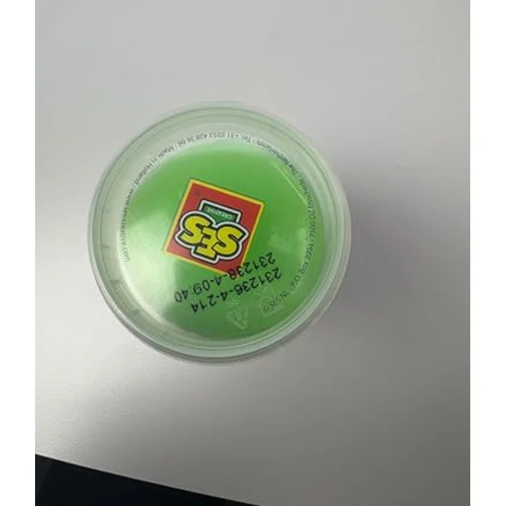 SES Creative Marmor-Schleim 200 g – Grüner und blauer Spielzeugschleim, glutenfrei, made in Holland, ideal für Kinder ab 3 Jahren, fördert sensorische Fähigkeiten – Bild 4