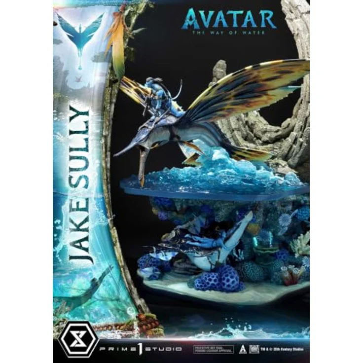 Prime 1 Studio Avatar: The Way of Water Statue Jake Sully Bonus Version, 59 cm, detailreiche Sammelfigur aus hochwertigem Kunststoff – Bild 1