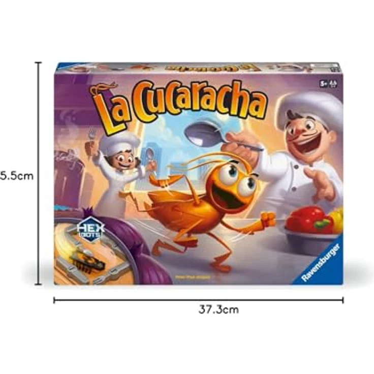Ravensburger La Cucaracha - Kinderspiel mit variablen Labyrinth und Kakerlaken-Falle, für 2-4 Spieler – Bild 7
