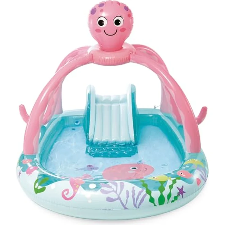 Intex Play Center Octopus, aufblasbares Planschbecken für Kinder, 229 L – Bild 7