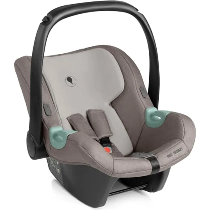 ABC Design Babyschale Tulip i-Size - ab Geburt bis 15 Monate - Inkl. Sonnenverdeck & Sitzverkleinerer - Nature – Bild 1