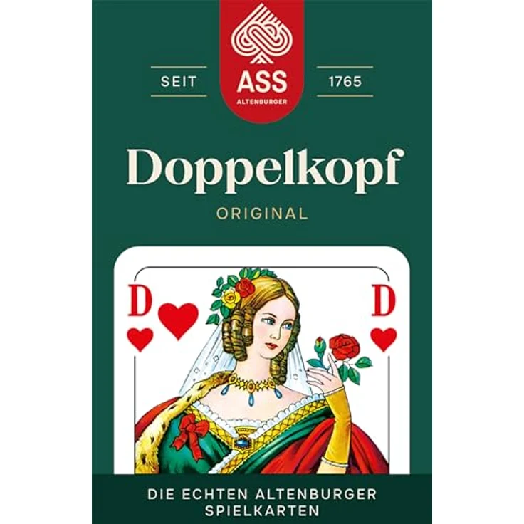 ASS Altenburger 10045031-0001 FSC Doppelkopf, französisches Bild, in Faltschachtel, White, umweltfreundliche Spielkarten – Bild 2