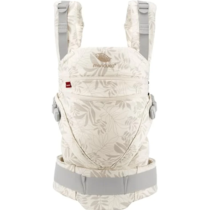 Manduca Babytrage XT, All-in-One-Trage aus Bio-Baumwolle mit stufenlos verstellbarer Sitzbreite und drei Tragepositionen, geeignet für 3.500 bis 20 kg, ergonomisch und hüftgesund – Bild 1
