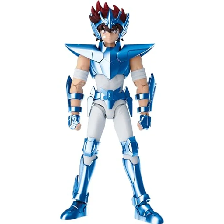 Blokees 75005, Sammelfigur Saint Seiya Champion Class 04 Pegasus Seiya, 14 cm Höhe, 40 Gelenkpunkte, austauschbare Gesichtsskulpturen und Hände, inklusive Pegasus Meteor Fist Effektteile, werkzeugfreies Zusammenbauen