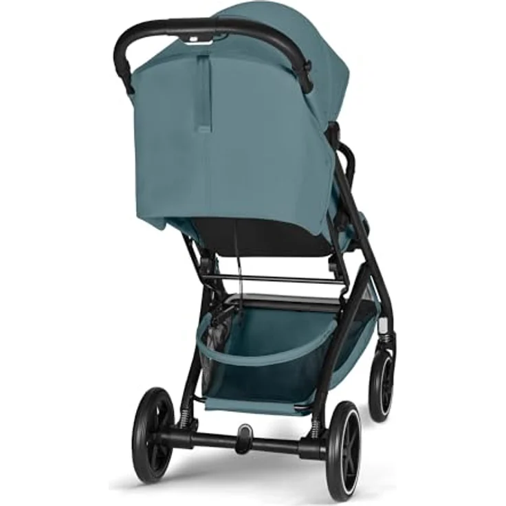 Cybex Beezy Buggy 2026, Stadt-Buggy mit flacher Liegeposition, einhändig kompakt faltbar, Stormy Blue – Bild 3