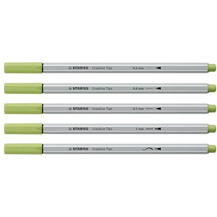 STABILO Filzstift STABILO Creative Tips ARTY Multiliner-Set - PASTEL - 30er Metalletui – Bild 4
