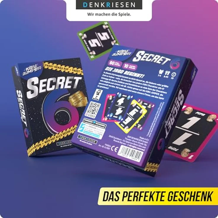 D&R Denkriesen Kibu Jumper - Secret 6, kreatives Kartenspiel für strategisches Kombinieren – Bild 6