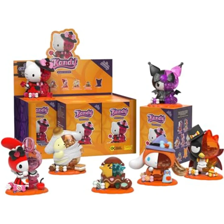 Mighty Jaxx Kandy x Sanrio Blind Box, Jason Freeny Collection Series 4, Spooky Fun Edition mit Halloween-Kostümen – Bild 1