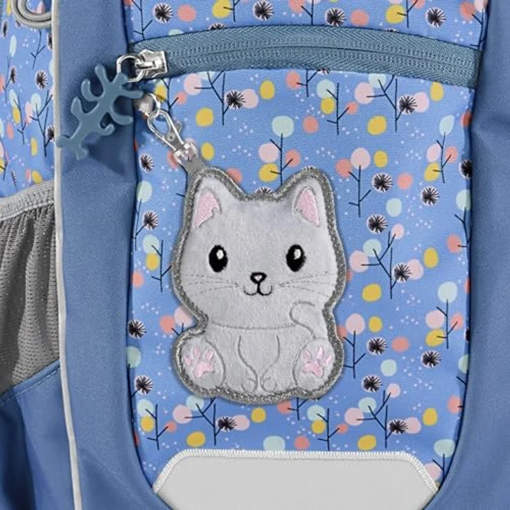 Step by Step Rucksack-Set KIGA Maxi „Cat Momo“, ergonomisch mit separatem Innenfach, für Kita, Kindergarten & Freizeit, 10 l, blau-lila – Bild 5