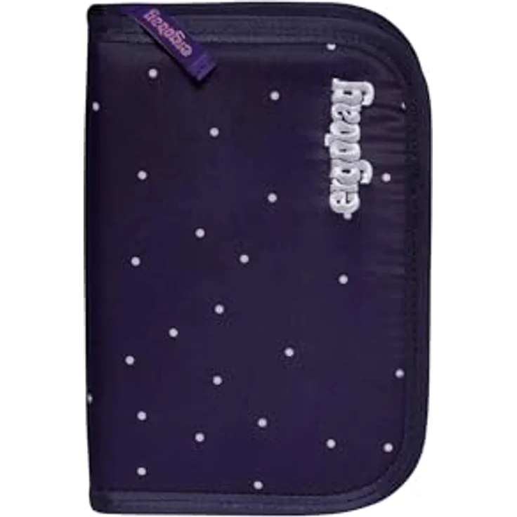 ergobag Federmäppchen Set 22-teilig, Lyra Buntstifte, Stundenplan-Fach, Kleingeld Fach, Lineal SternguckBär - Lila – Bild 1