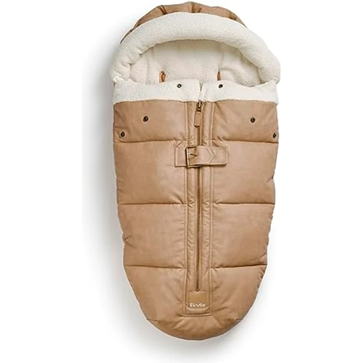 Elodie Details Universeller Fußsack, Winter Babyfußsack mit warmem Fleece, wind- & wasserabweisend, maschinenwaschbar, Aviator Brown – Bild 1