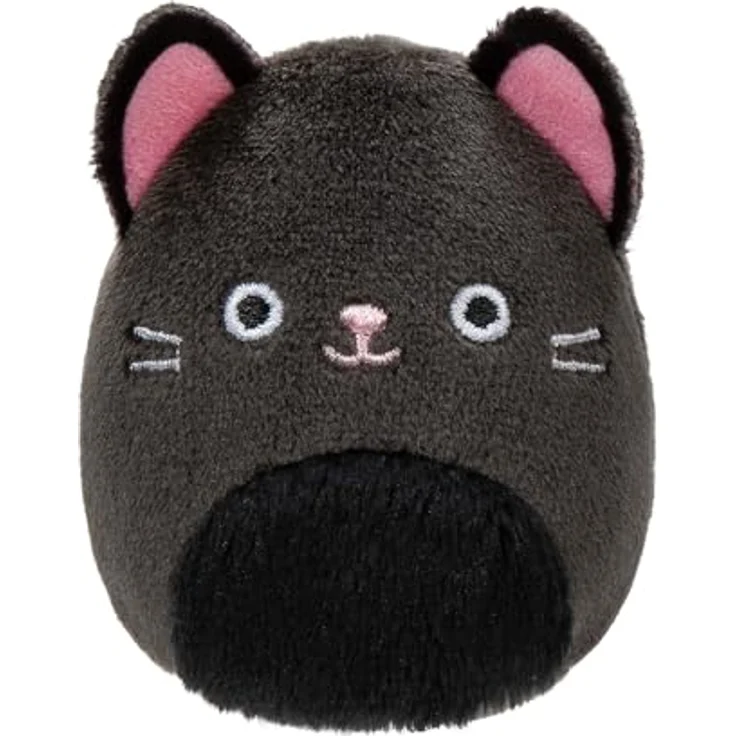 Squishville SQM0509-6er Pack Schwarz-Weiß Squad, superweiche Mini-Squishmallows, 5cm Plüschfiguren – Bild 4