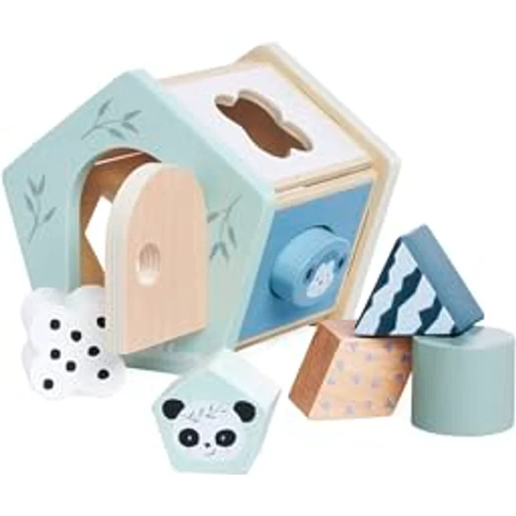 Eichhorn Steckspielzeug Panda, 7-teiliges Steckspiel zur Förderung der Motorik und räumlichen Wahrnehmung für Kinder ab 1 Jahr – Bild 3