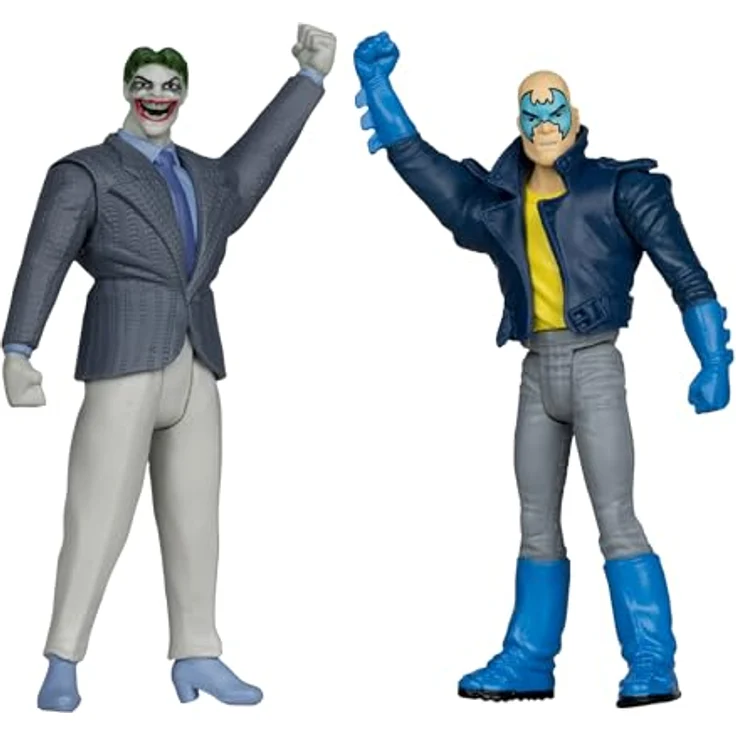 McFarlane DC Direct Page Punchers 4er-Pack Actionfiguren, Batman (Black Suit), Son of Batman (Dark Knight Returns #3), Superman, Joker (Dark Knight Returns #4), 7 cm – Bild 2
