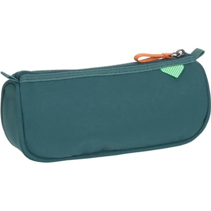 LÄSSIG Soft Pencil Case Unique, geräumiges Schlampermäppchen in Dunkelgrün, 21,5 x 10,5 x 6 cm – Bild 2