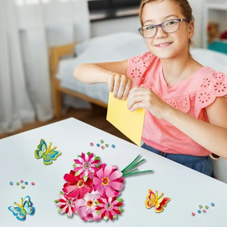 Ravensburger 23678 BeCreative Paper Art Flowers & Butterflies, DIY für Kinder ab 6 Jahren - Preisvergleich – Bild 2