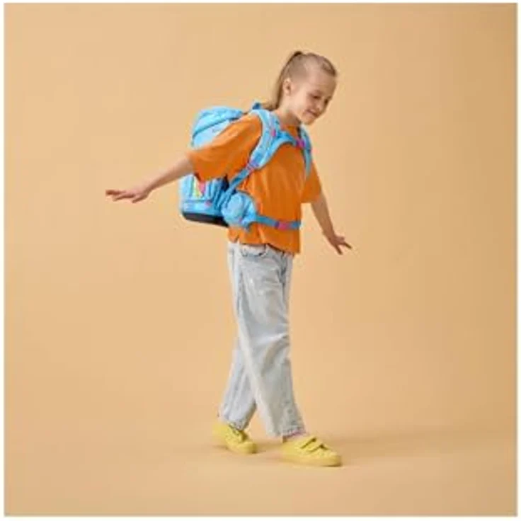 ergobag Schulranzen-Set CUBO Bärhext, 5-teilig, ergonomisch, höhenverstellbar, Your-Size-System, 19 Liter Volumen, reflektierend, ab 1. Klasse – Bild 6