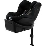 CYBEX Gold Kinder-Autositz Sirona Gi i-Size Plus inkl. Base, Ab ca. 3 Monaten bis 4 Jahre (Ab Geburt mit Neugeboreneneinlage), Max. 20 kg, 61 - 105 cm (Ab 40 cm mit Neugeboreneneinlage), Moon Black