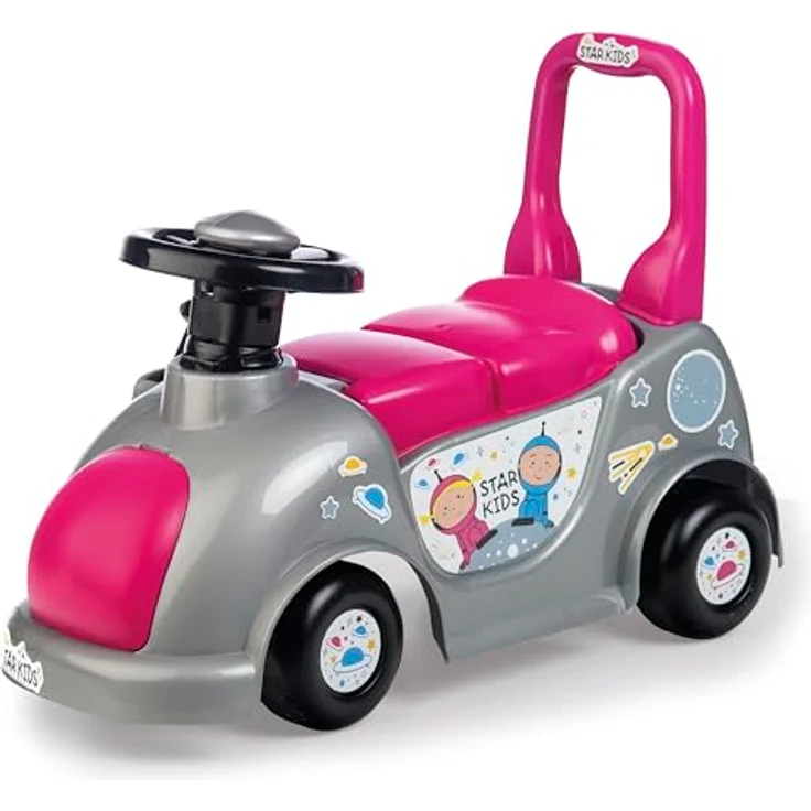 Chicos Starkids Pink, Kinder Laufrad ab 1 Jahr, Rutschfahrzeug und Gehhilfe, mit Stauraum, für 10-36 Monate – Bild 2