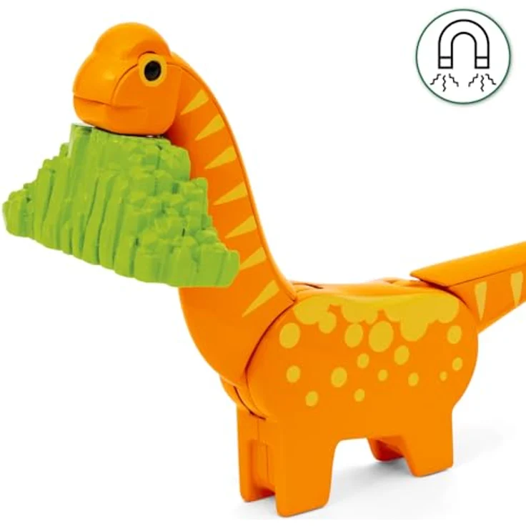 BRIO® Dinosaurier Bahn Set, Spielzeug-Eisenbahn mit 12 Teilen, inklusive Brachiosaurus-Figur und Holzschienen, FSC® zertifiziert – Bild 5