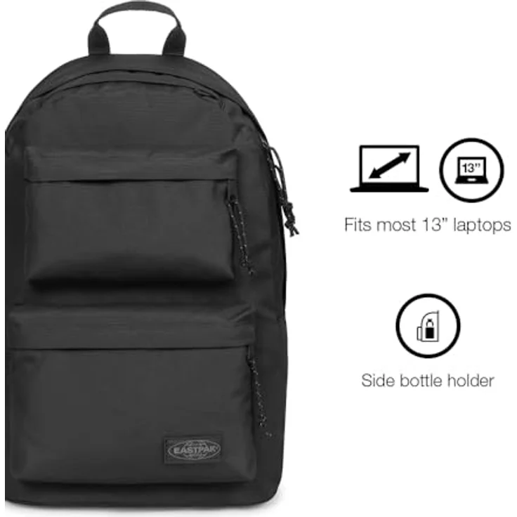 eastpak PADDED DOUBLE black denim – Bild 7