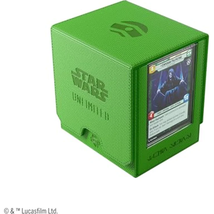 Gamegenic Star Wars: Unlimited Twin Suns Deck Pod – Premium Deckbox für Kartenspiel, grünes Design, bis zu 100 Karten und Sammelkarte in Hyperspace-Foil – Bild 2