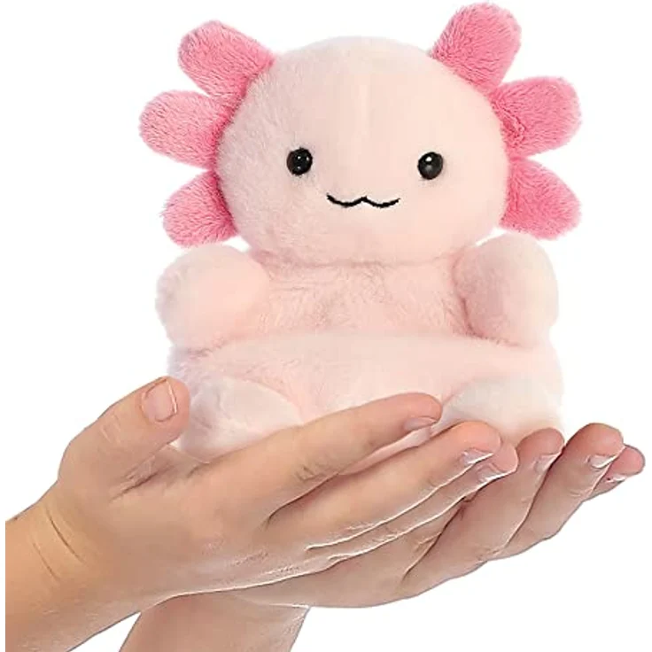 Aurora, 33675, Palm Pals Ax Axolotl, 13cm, Plüschtier, Rosa – Bild 5