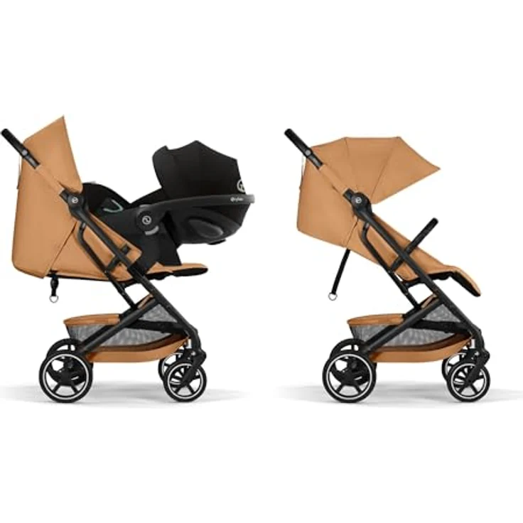 Cybex Beezy Buggy 2026, kompakt faltbar, flache Liegeposition, Cinnamon Yellow, für Kinder bis 22 kg – Bild 5