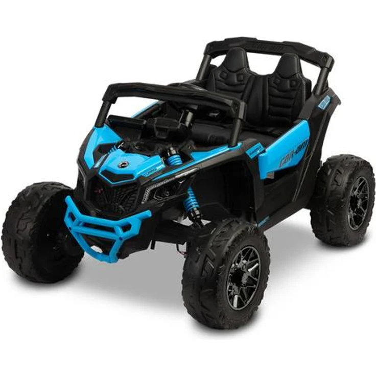 Toyz Maverick Elektro-Kinderfahrzeug, blau, mit Bluetooth und Allradantrieb, bis 30 kg belastbar, inkl. Fernbedienung