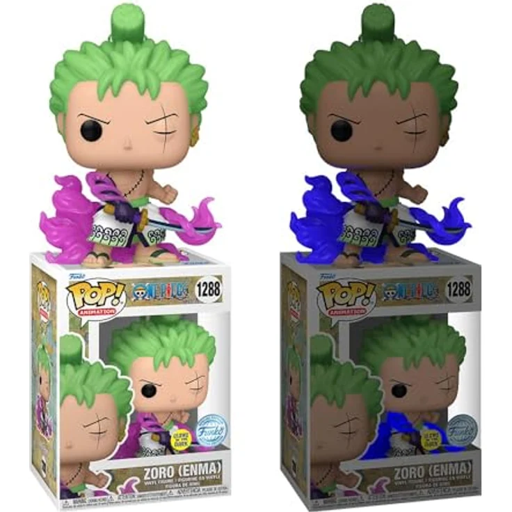 Funko Pop! Chalice Collectibles Exclusice One Piece - Zoro (Enma) GITD #1288, Sammelfigur aus Vinyl – Bild 5