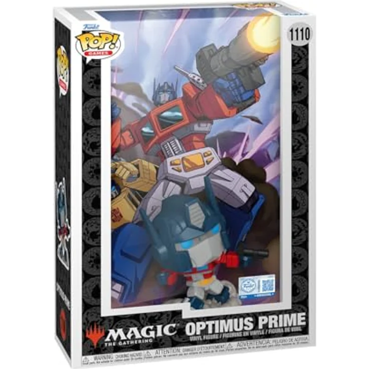 Funko Pop! Comic Cover: Transformers X MTG - Optimus Prime - Vinyl-Sammelfigur, 18 cm, langlebig, offizielles Sammlerstück für Kinder und Erwachsene – Bild 1