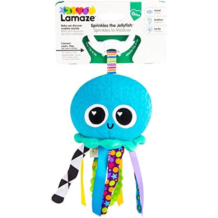 Lamaze L27194 Mini Clip & Go Sprinkles The Jellyfish, mehrfarbig – Bild 6