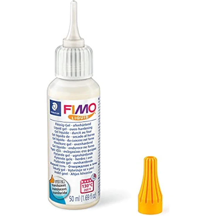 FIMO FIMO Modelliermasse liquid 8051 Flüssig-Gel, 50 ml - Ofenhärtendes Flüssig-Gel für vielfältige Anwendungsmöglichkeiten – Bild 3
